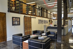 1st Floor Lobby and Reception Area with View of 2nd Floor Mezzanine 