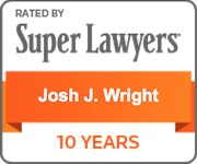 Super Lawyers Josh J. Wright 10 Years