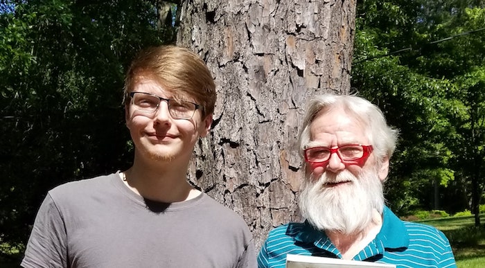 J.L. pictured with his grandson